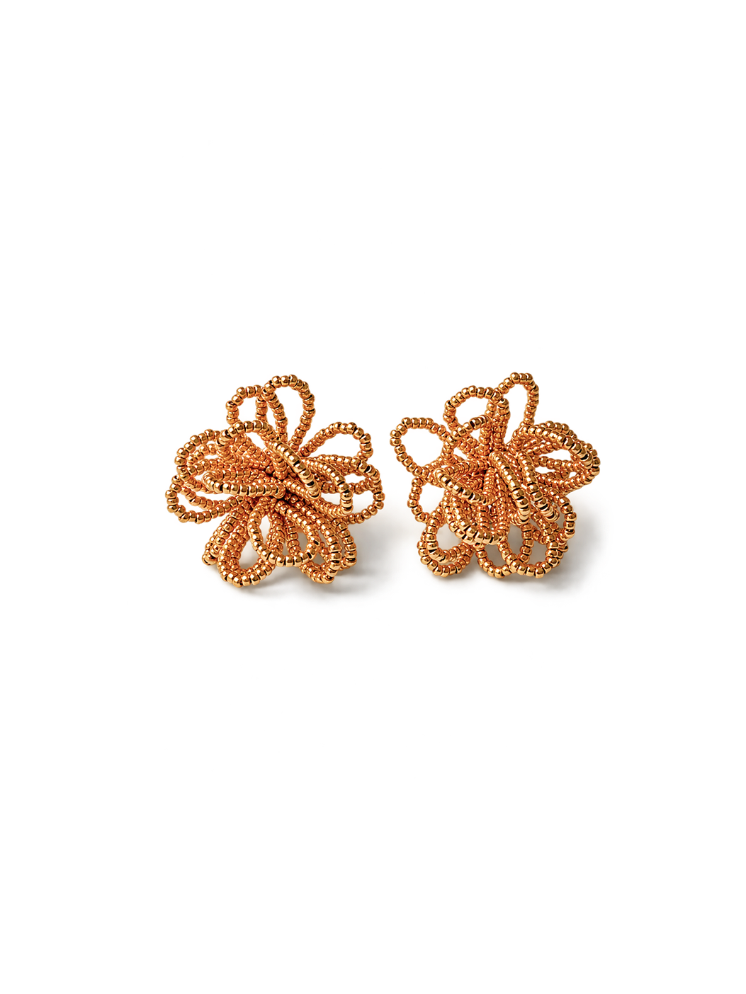 Gold Mini Flower Stud Earrings